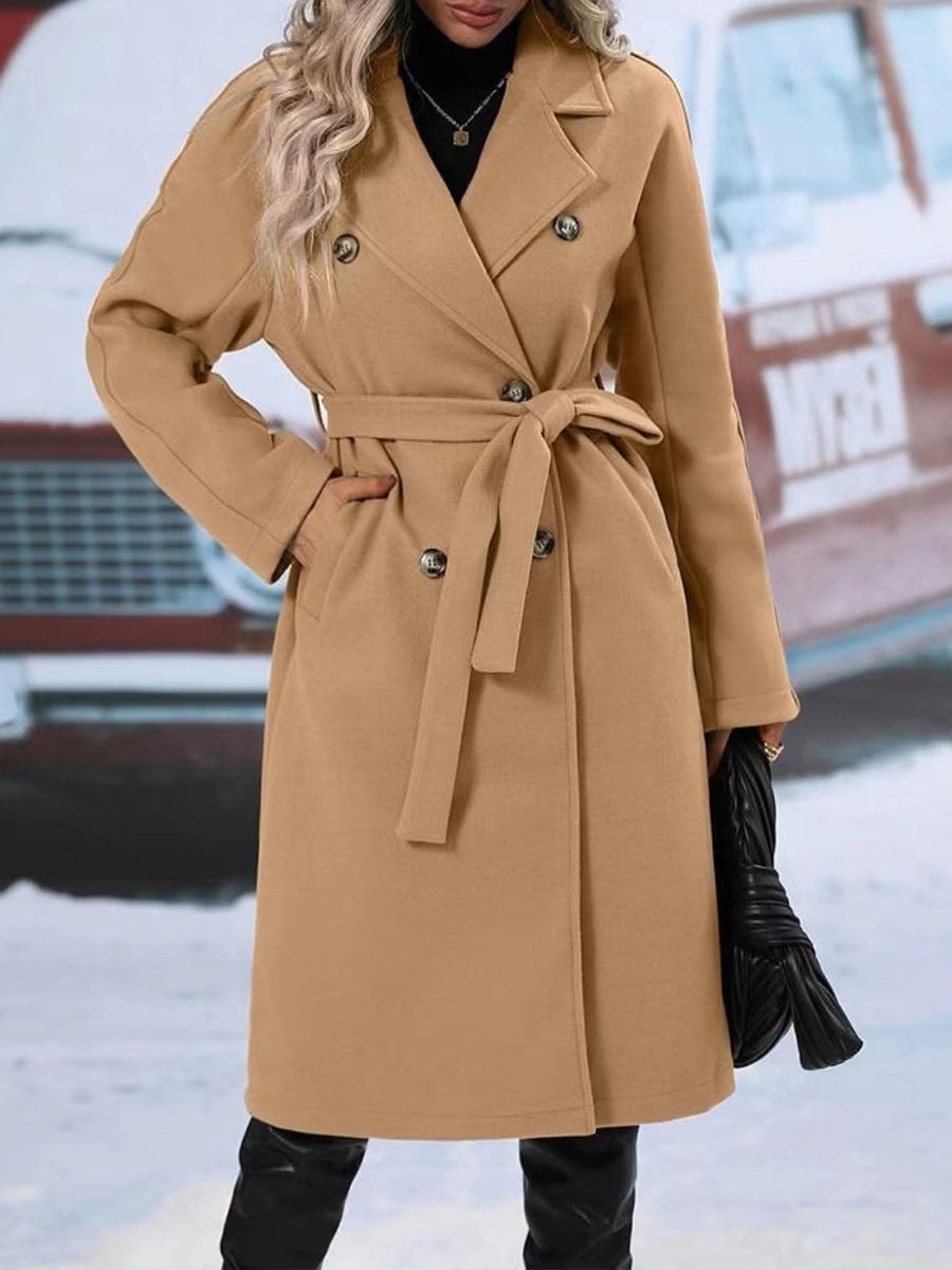 Trench-Coat Élégant – L’Intemporel du Style Féminin