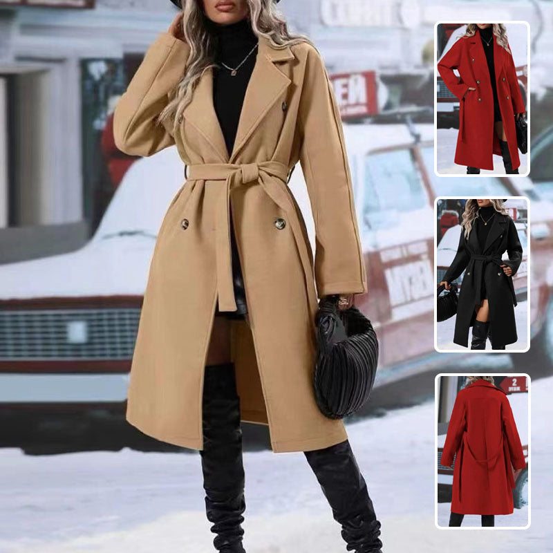 Trench-Coat Élégant – L’Intemporel du Style Féminin