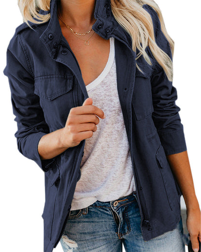 Veste militaire casual chic