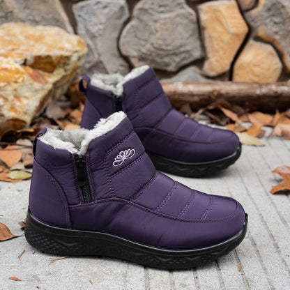 Bottines élégantes et chaudes avec semelle antidérapante pour femmes