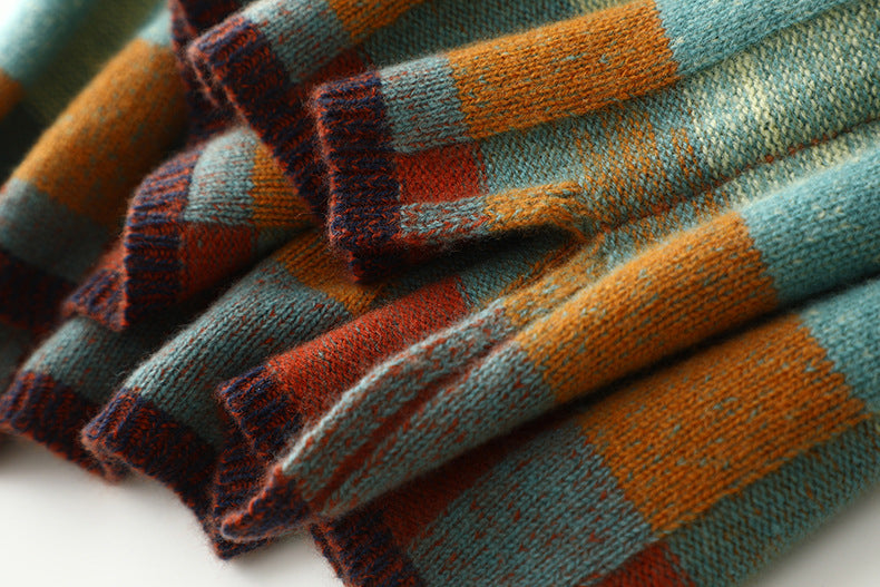 "Elegance Patchwork Sweater"
