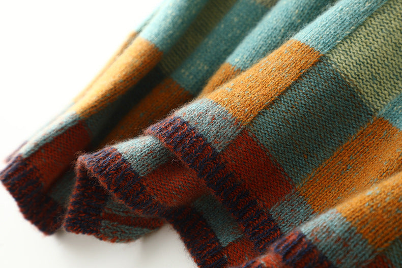 "Elegance Patchwork Sweater"