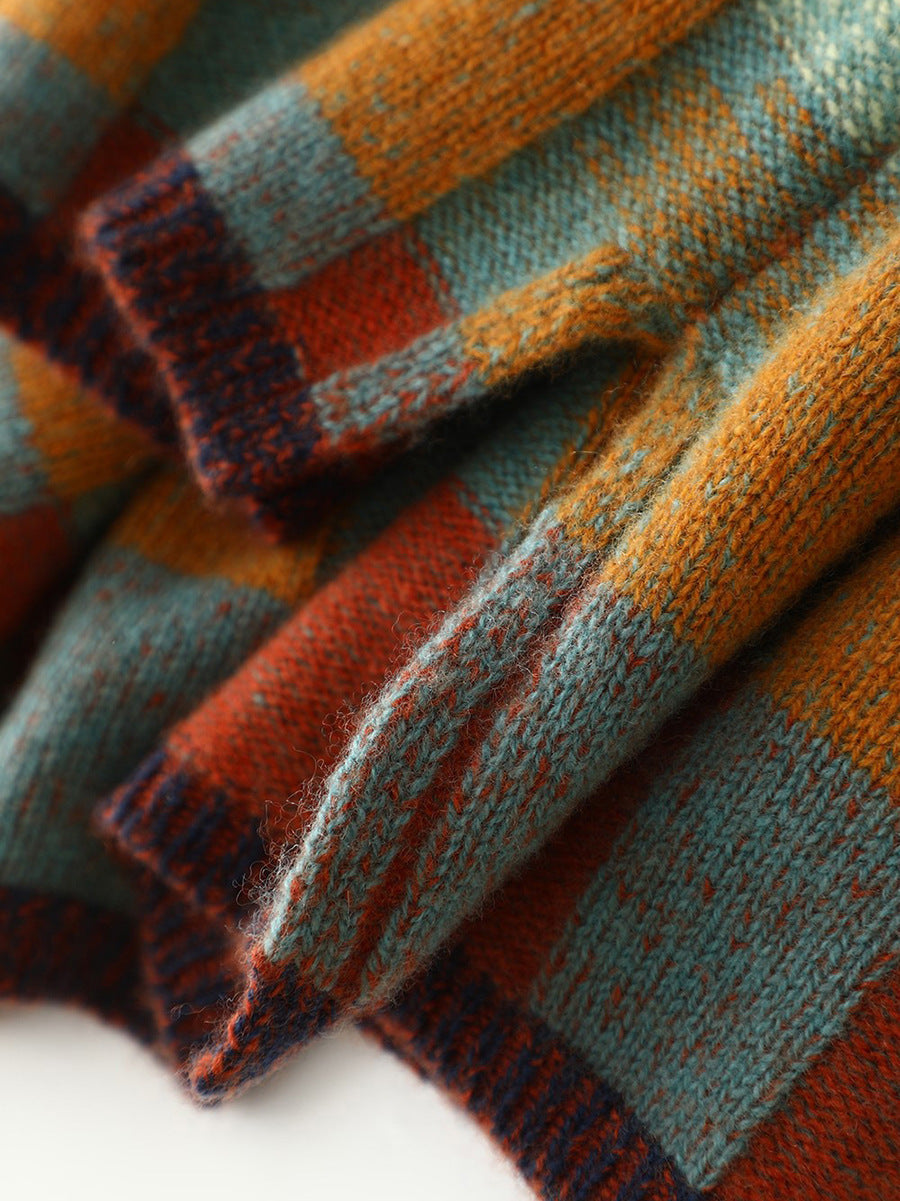 "Elegance Patchwork Sweater"
