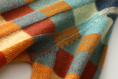 "Elegance Patchwork Sweater"
