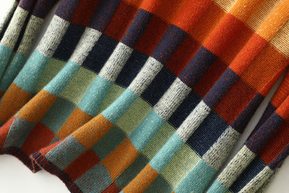 "Elegance Patchwork Sweater"